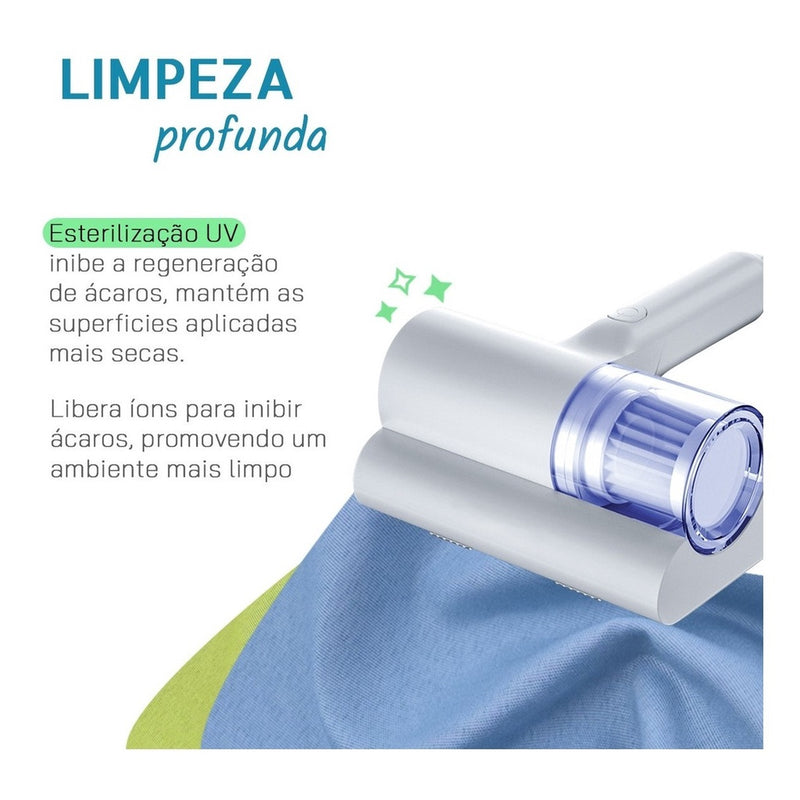 Aspirador Portátil Anti Ácaro Sem Fio